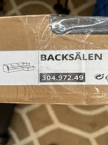 Ikea backsalen cover for sofa - cover,
